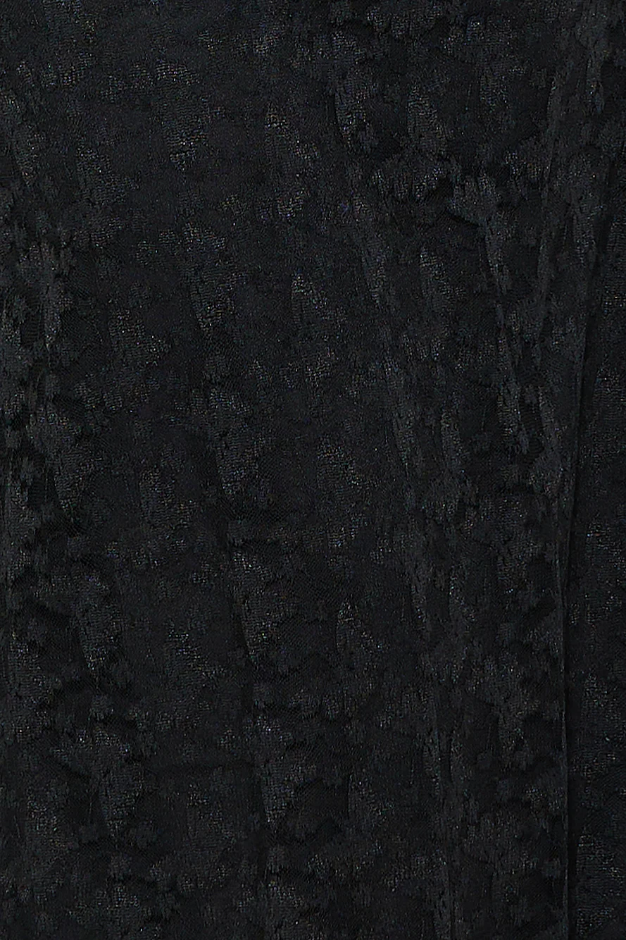 Online Love Lace Midi Dress Black