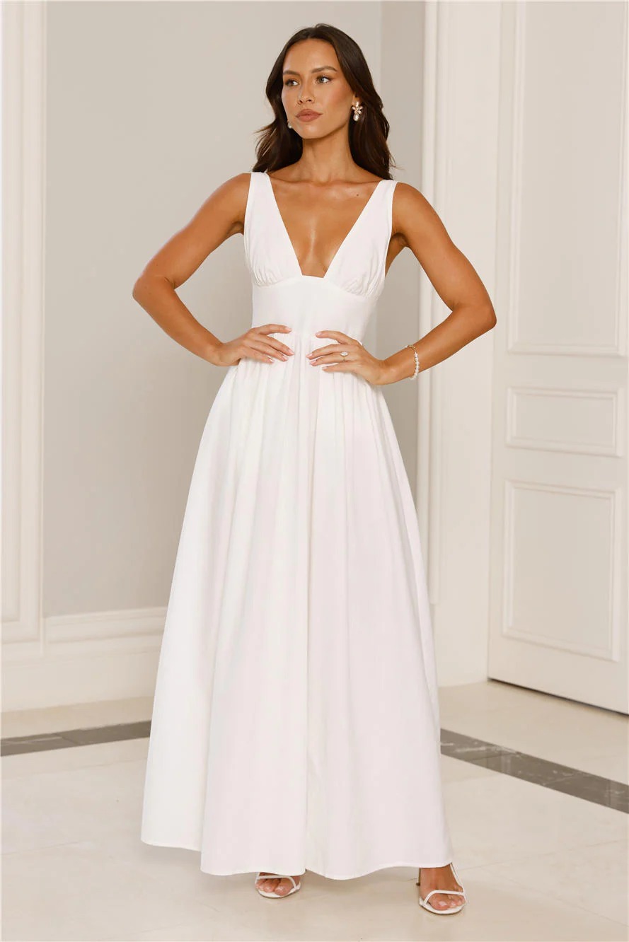 Enchanted Ever After Maxi Dress White