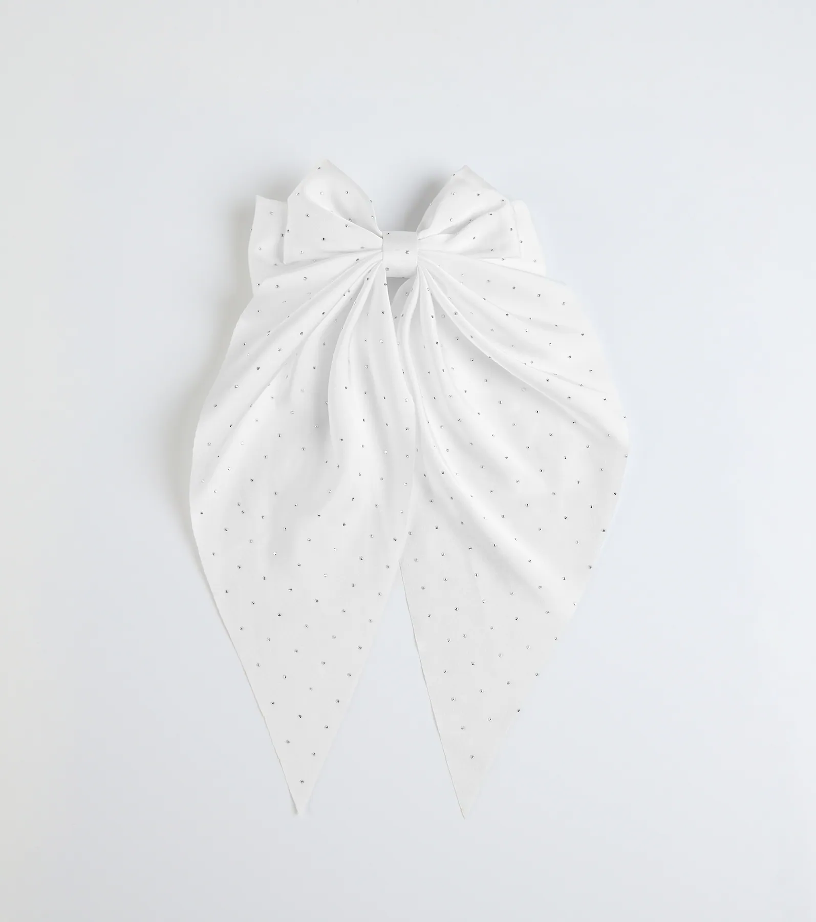 Glitzy Chic Large Rhinestone Bow
