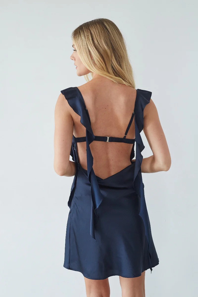 Scheana Ruffle Strap Mini Dress