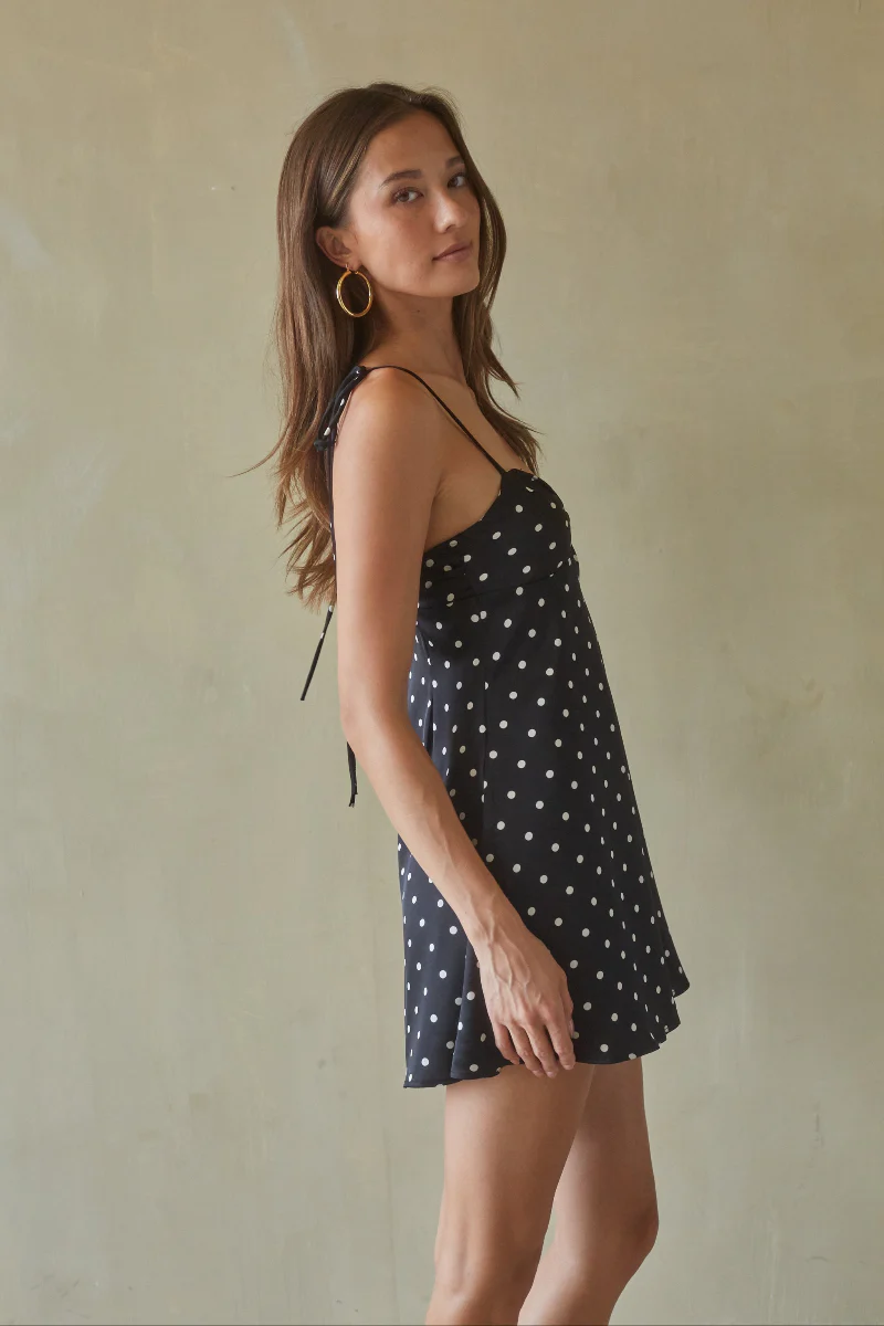 Ilona Polka Dot Mini Dress