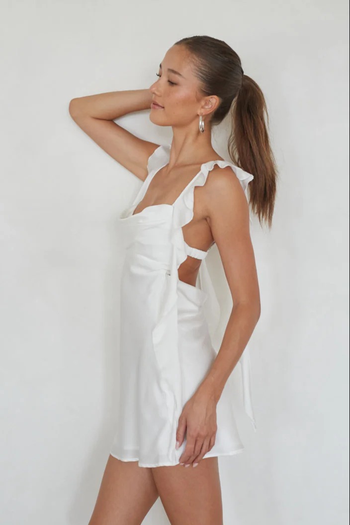 Scheana Ruffle Strap Mini Dress