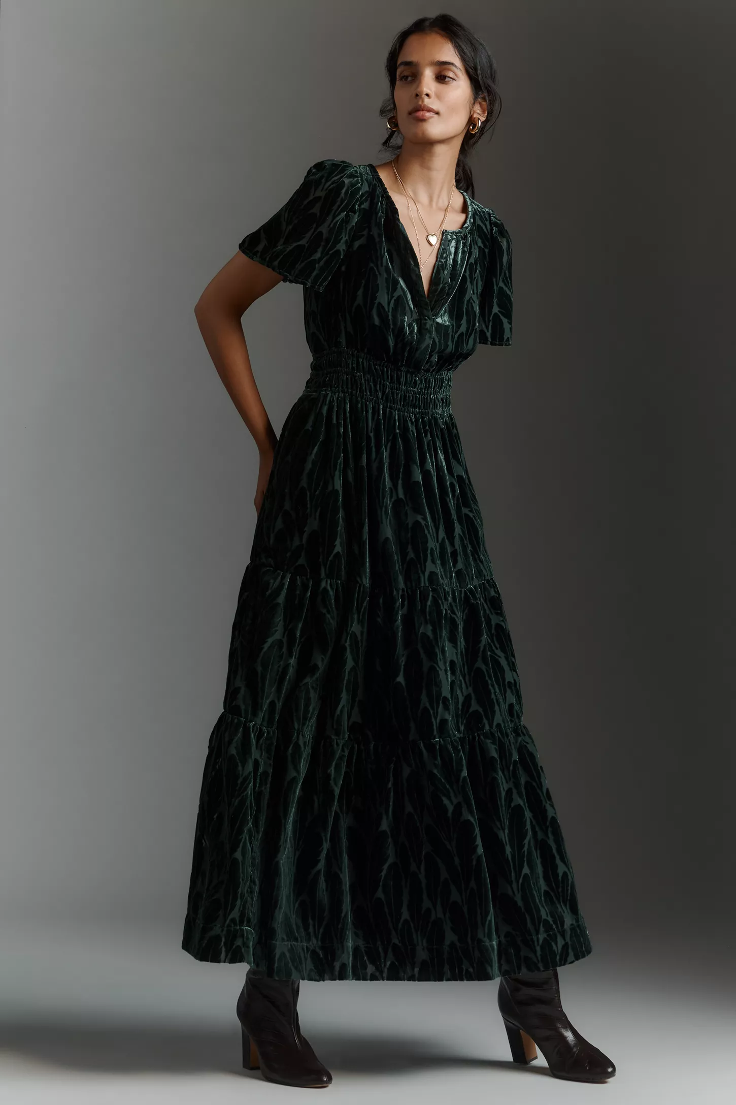 The Somerset Velvet Maxi Dress