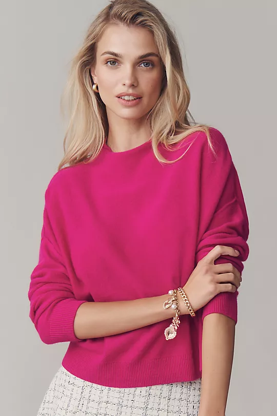 The Alani Cashmere Mock-Neck Sweater
