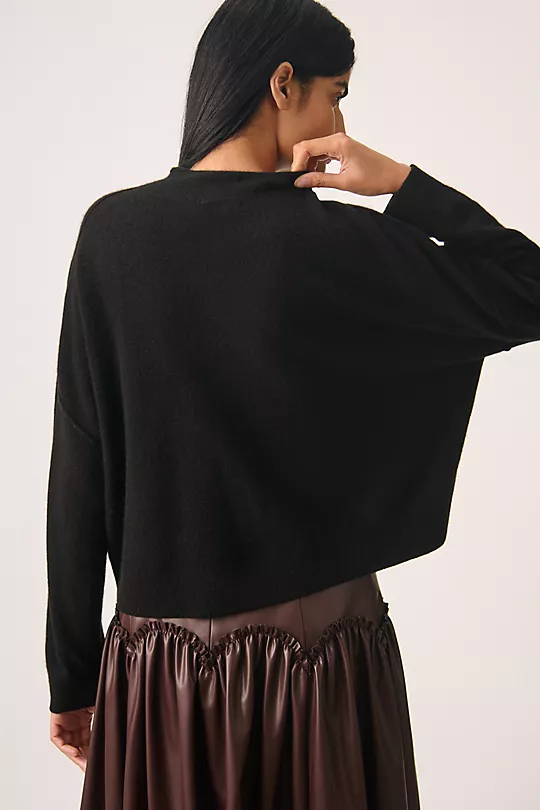The Alani Cashmere Mock-Neck Sweater