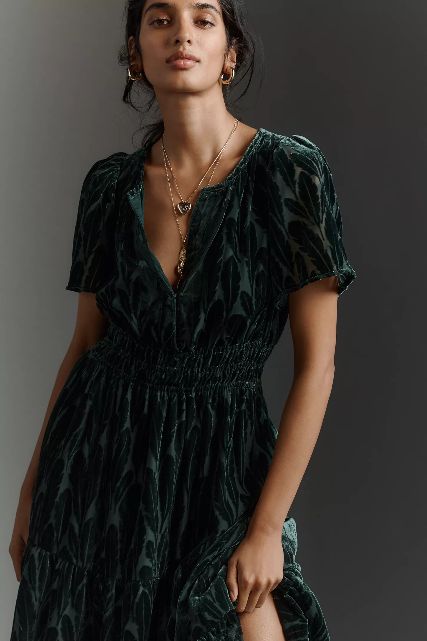 The Somerset Velvet Maxi Dress