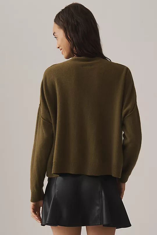 The Alani Cashmere Mock-Neck Sweater