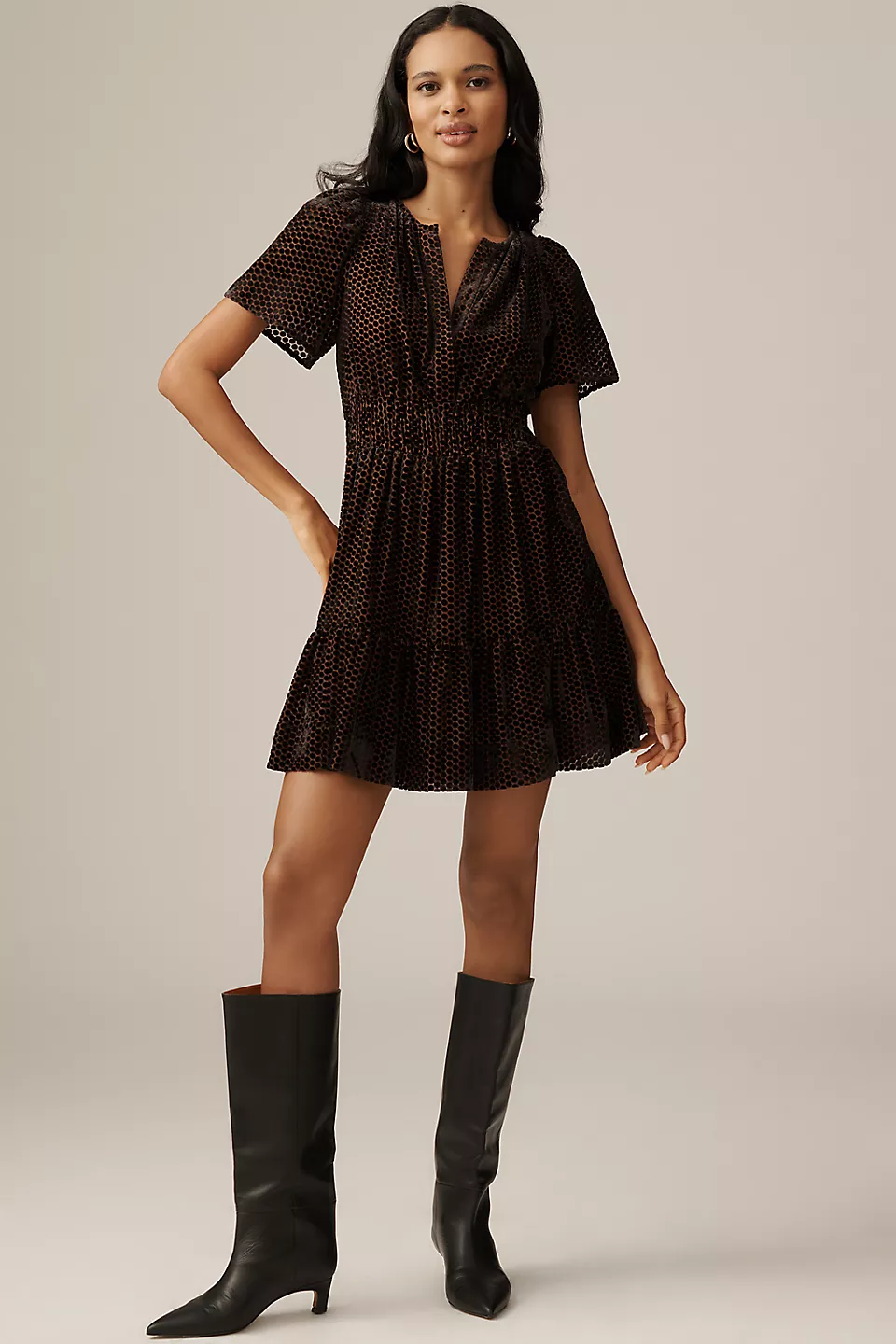 The Somerset Velvet Mini Dress