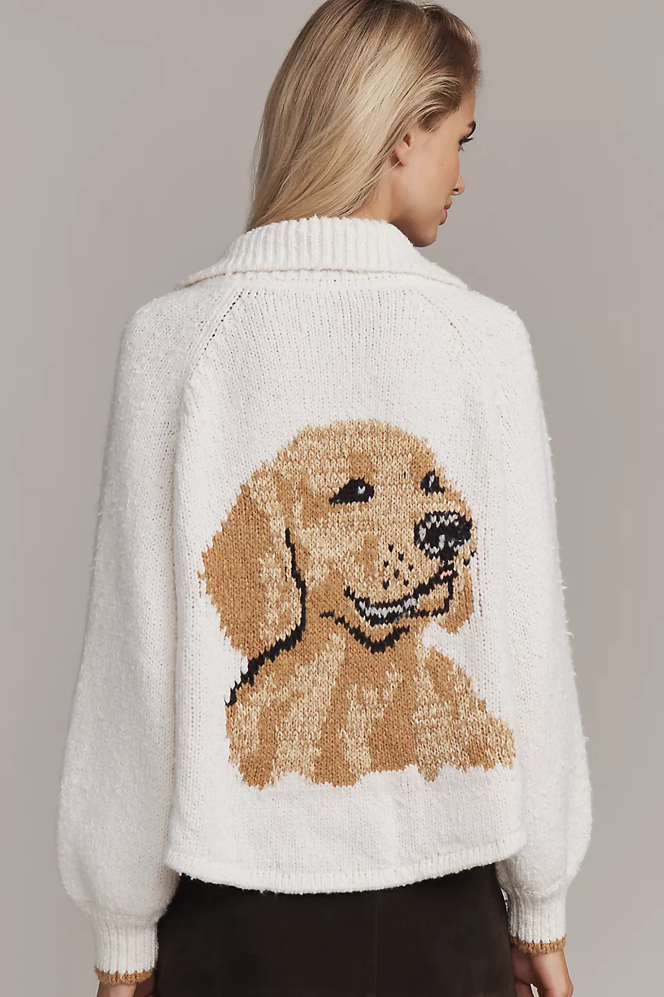 The Jesse Dog Icon Cardigan Sweater