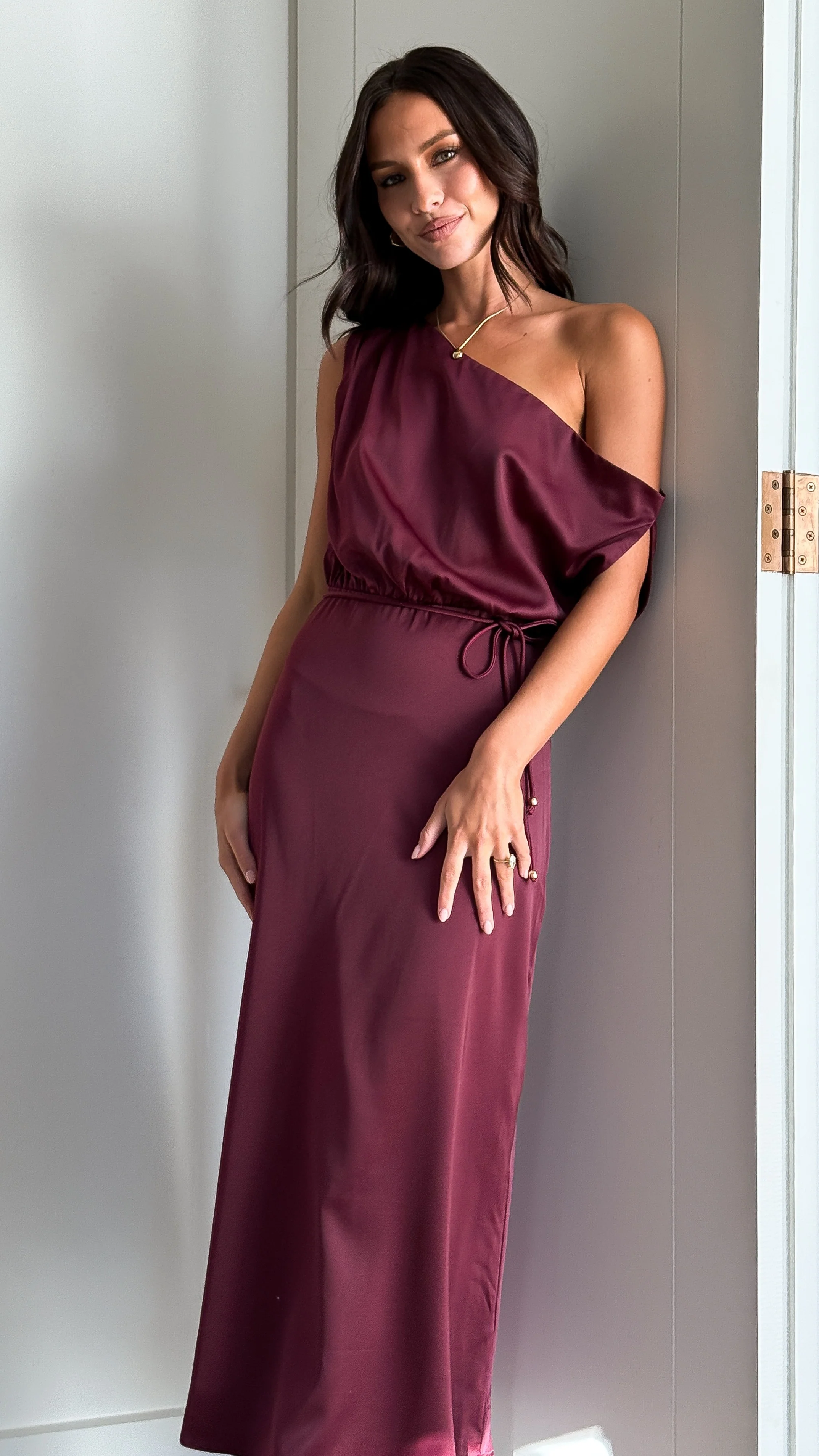 Prudence Maxi Dress - Wine