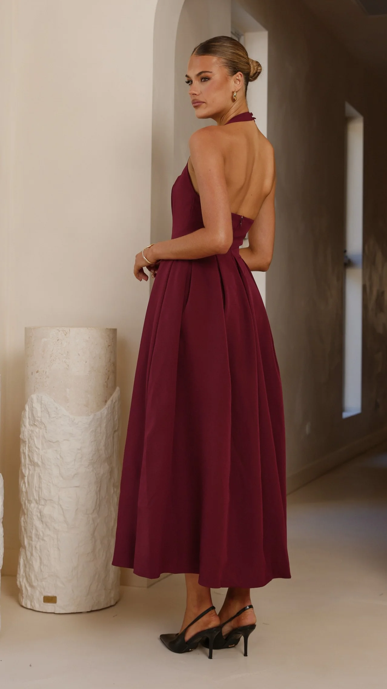 Kristen Maxi Dress - Wine