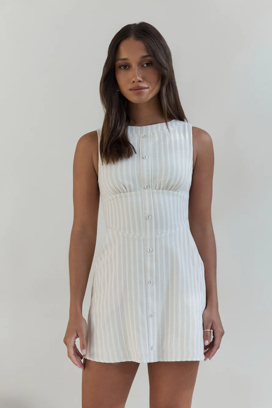 La Costa Mini Dress Beige