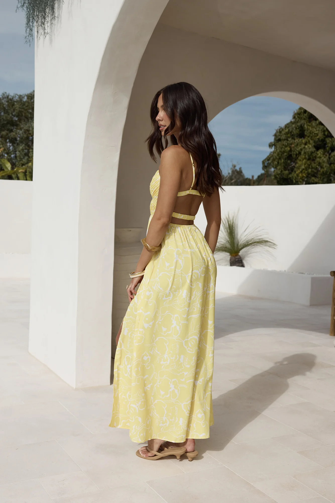 Gelato Stand Maxi Dress Yellow