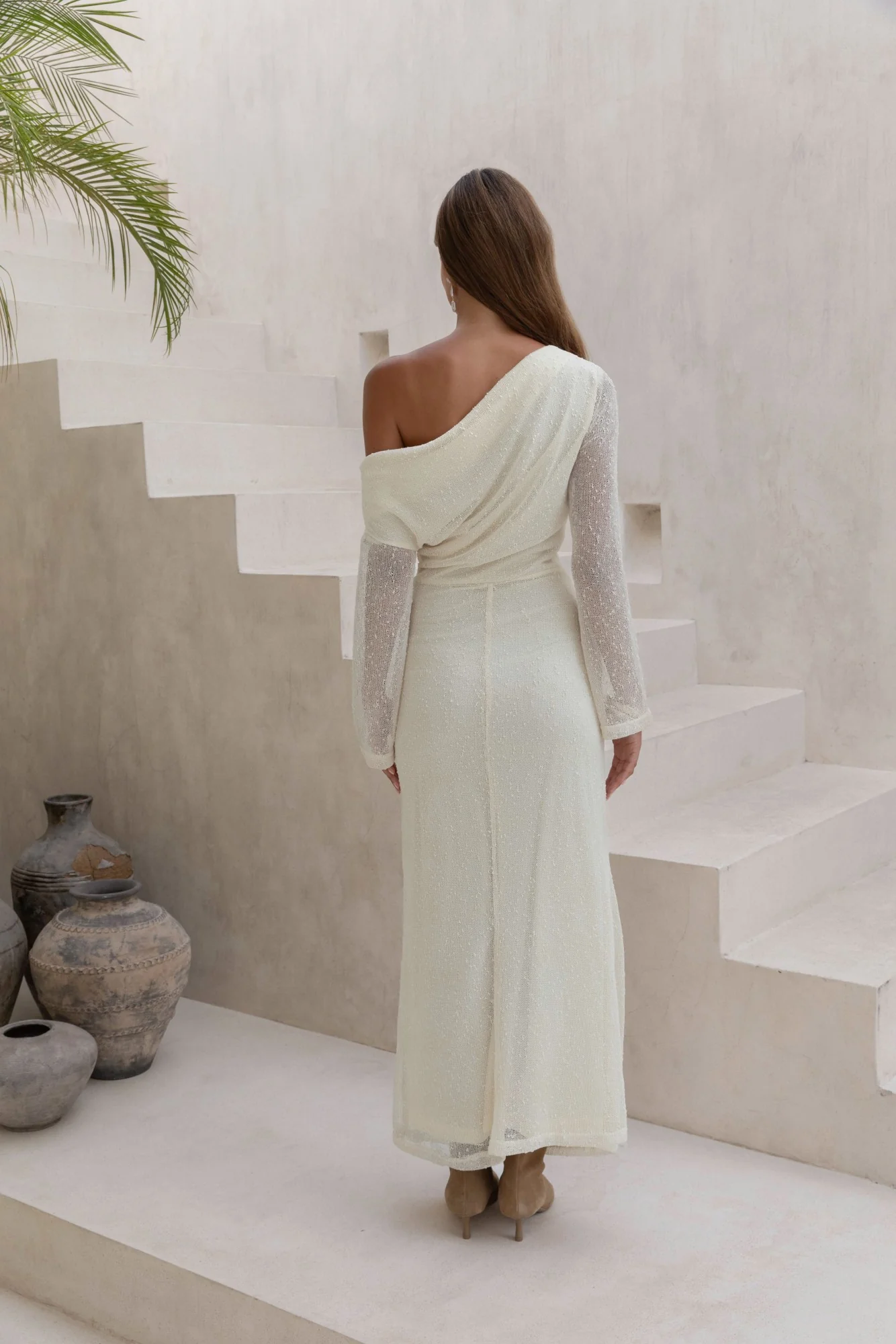 Cool Daze Long Sleeve Knit Maxi Dress Butter