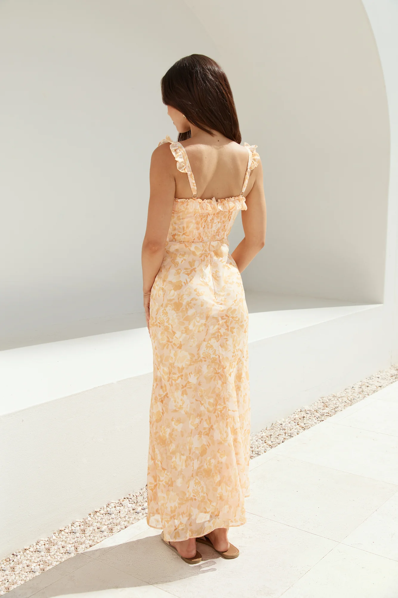 Botanica Maxi Dress Orange