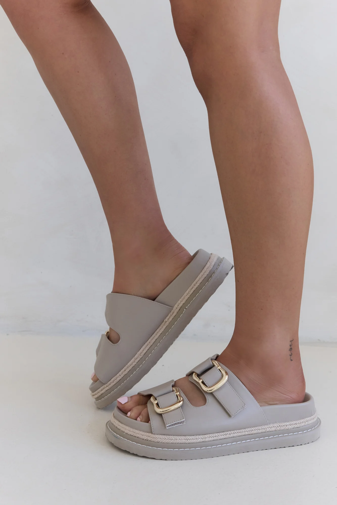 Alessia Sandals Stone