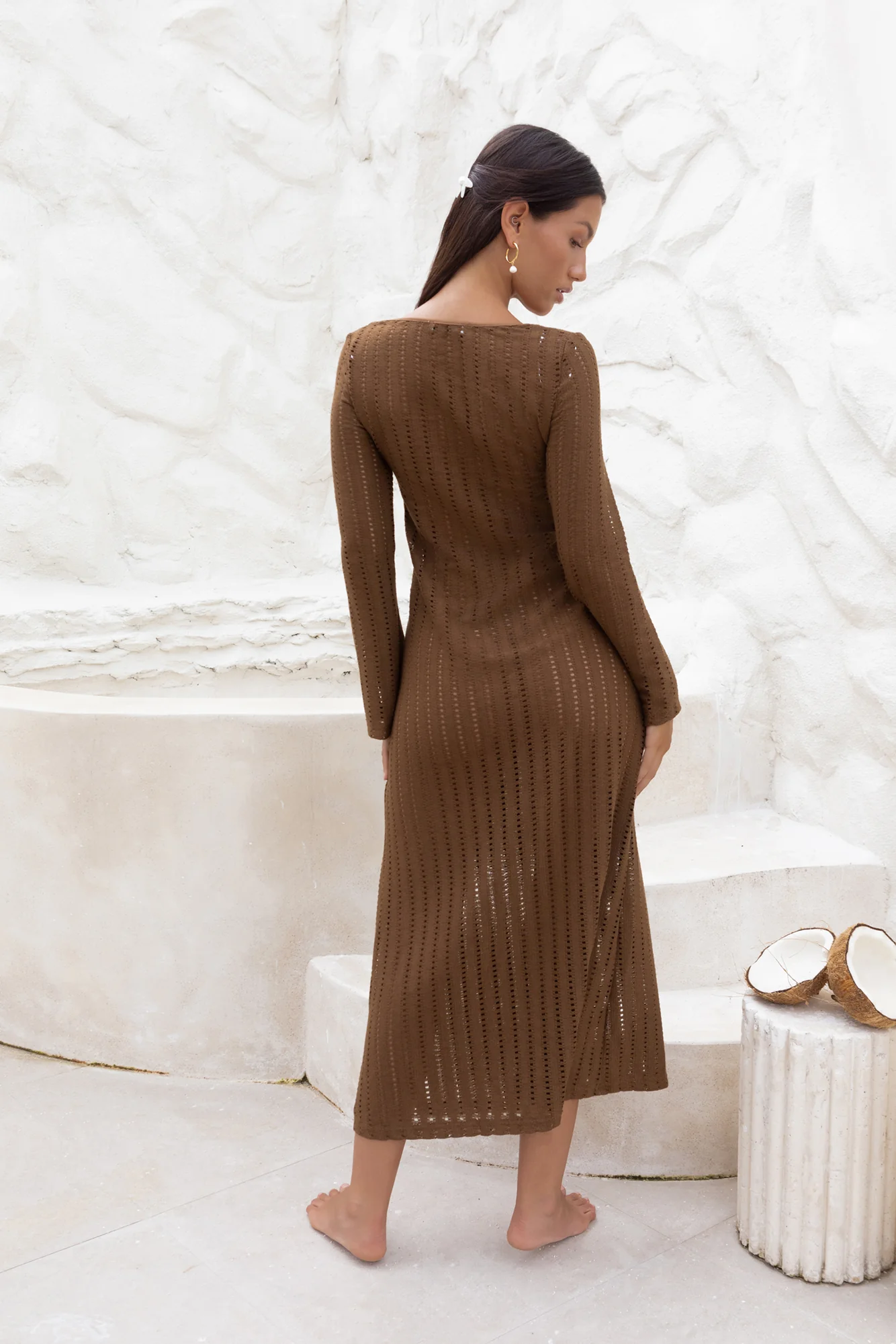 Leilani Maxi Dress Chocolate
