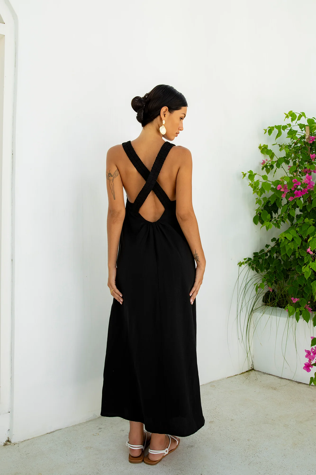 Dear Eclipse Maxi Dress Black