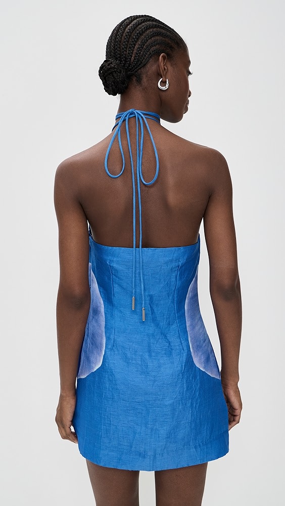 Everlee Orchid Print Mini Dress