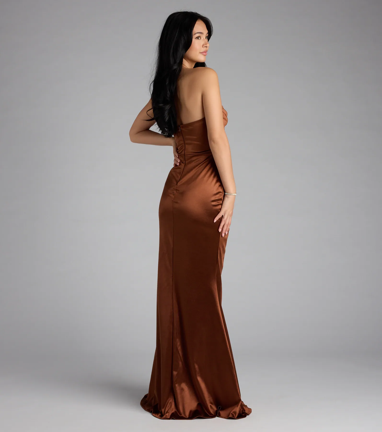 Elani Satin Mermaid Formal Dress