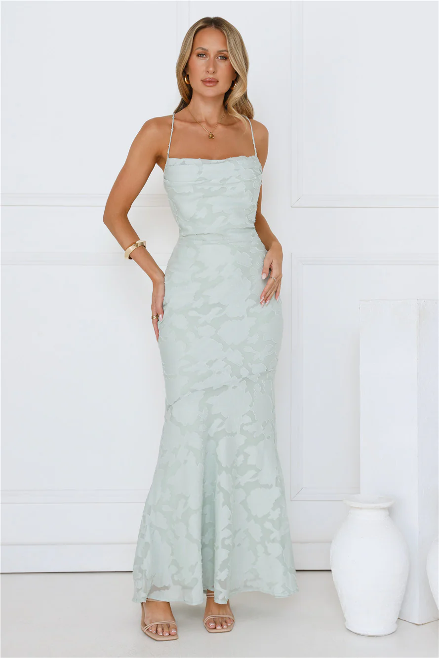 Bridge To Wonderland Maxi Dress Sage
