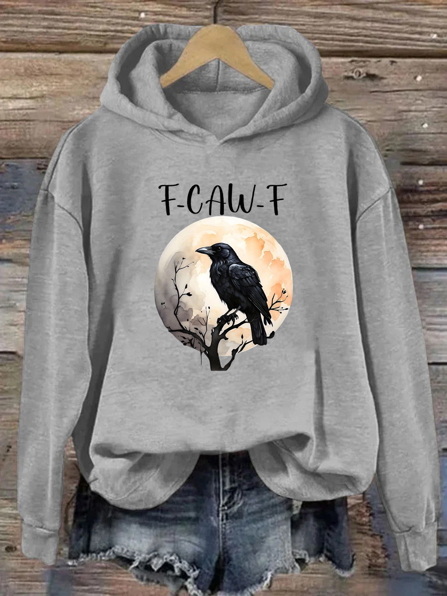 F-CAW-F Crow Hoodie