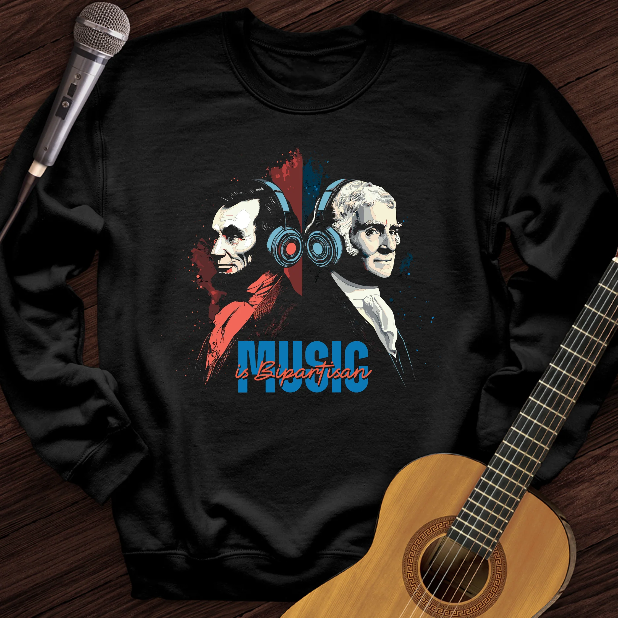 Music is Bipartisan Crewneck