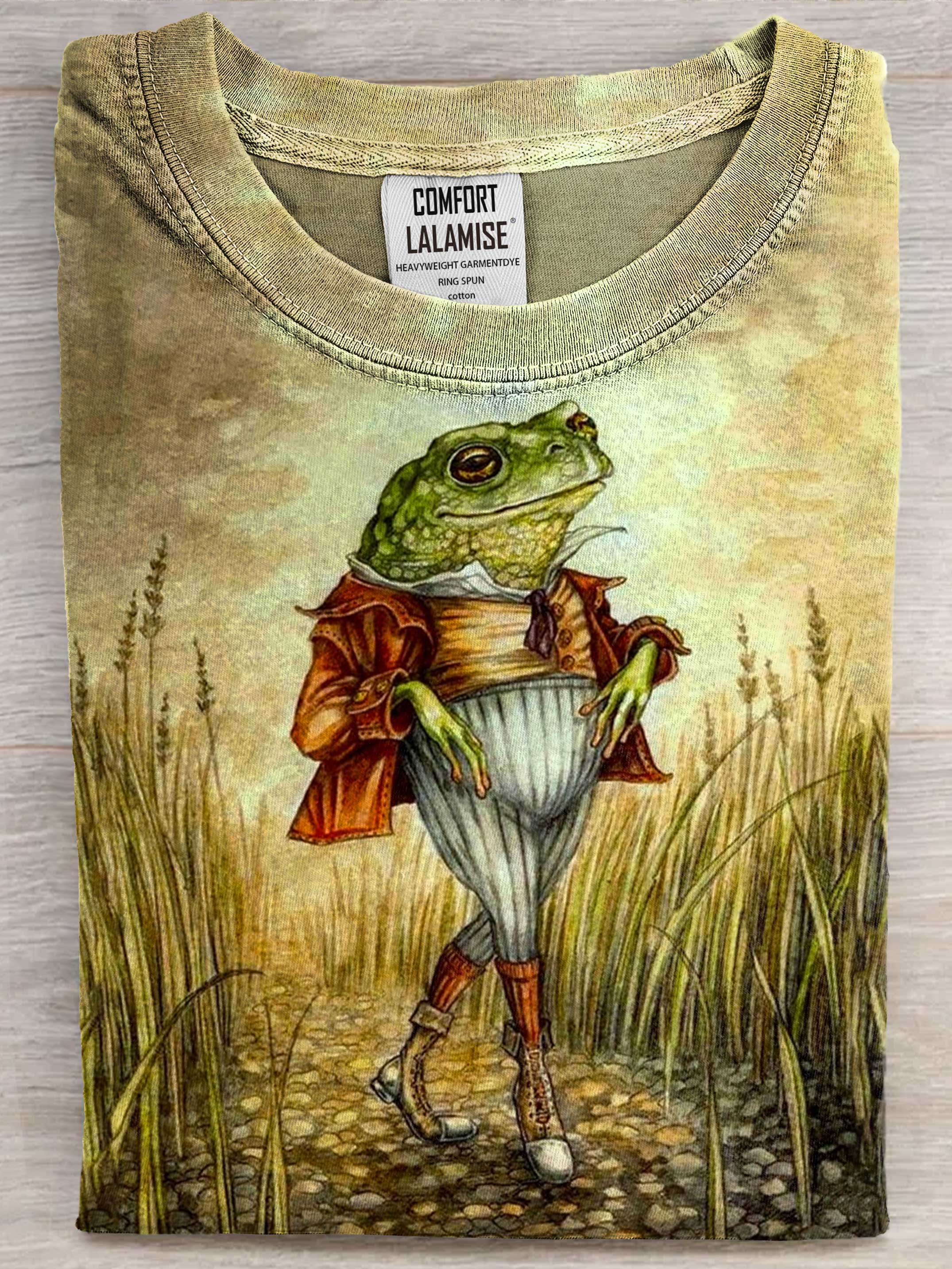 MISTER FROG Art Print Casaul Short Sleeve T-shirt