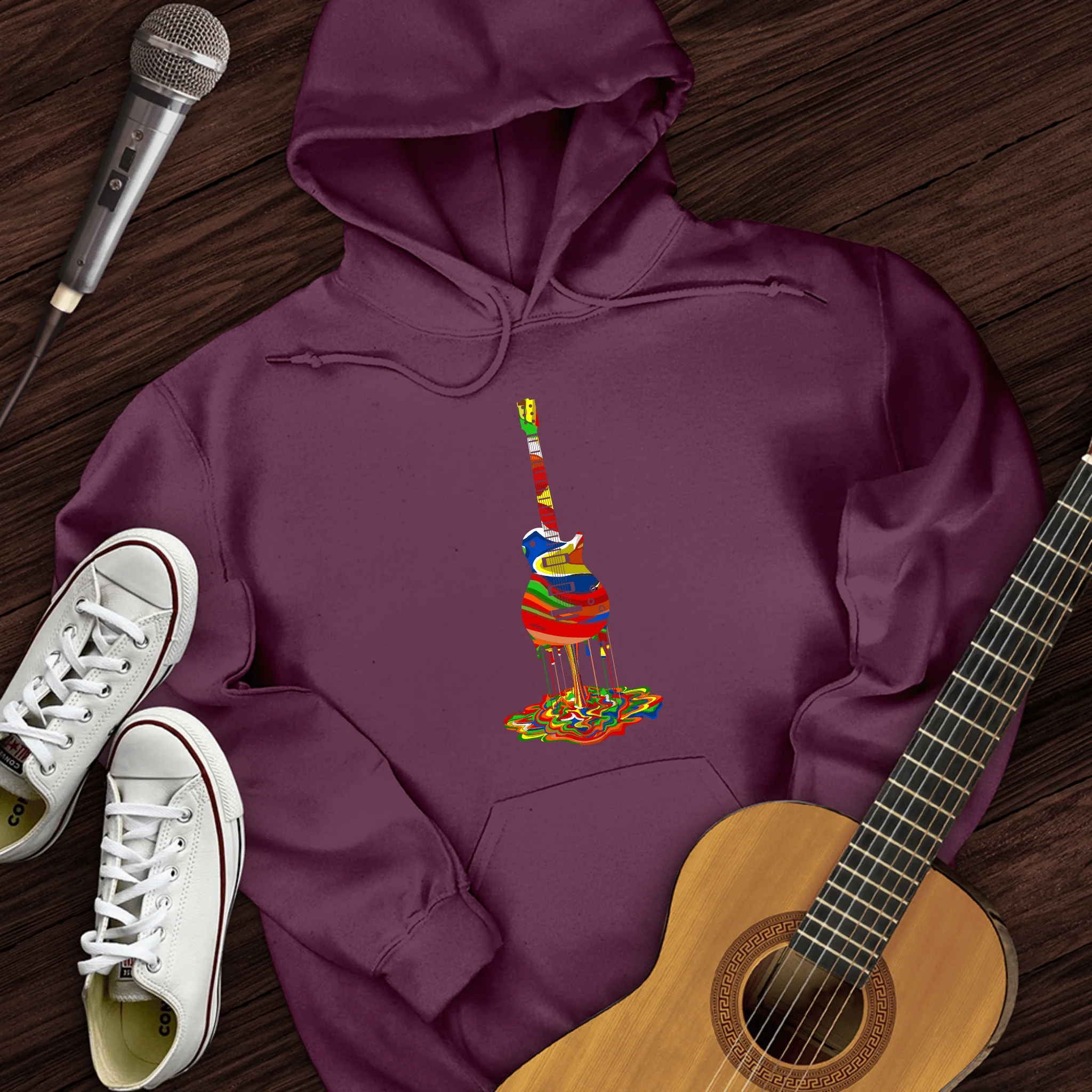 Melting Guitar Hoodie