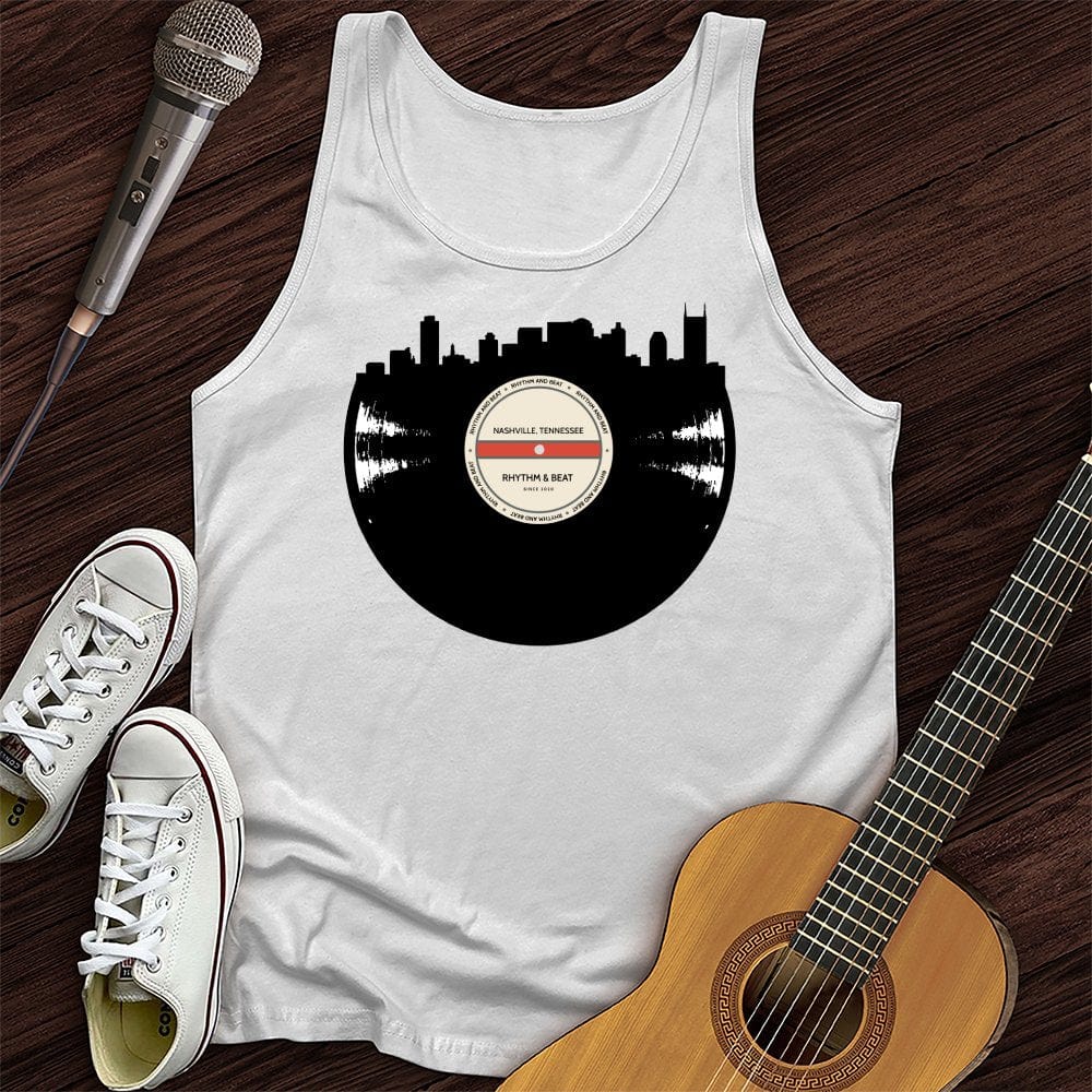 Vinyl Skyline Nashville Unisex Tank