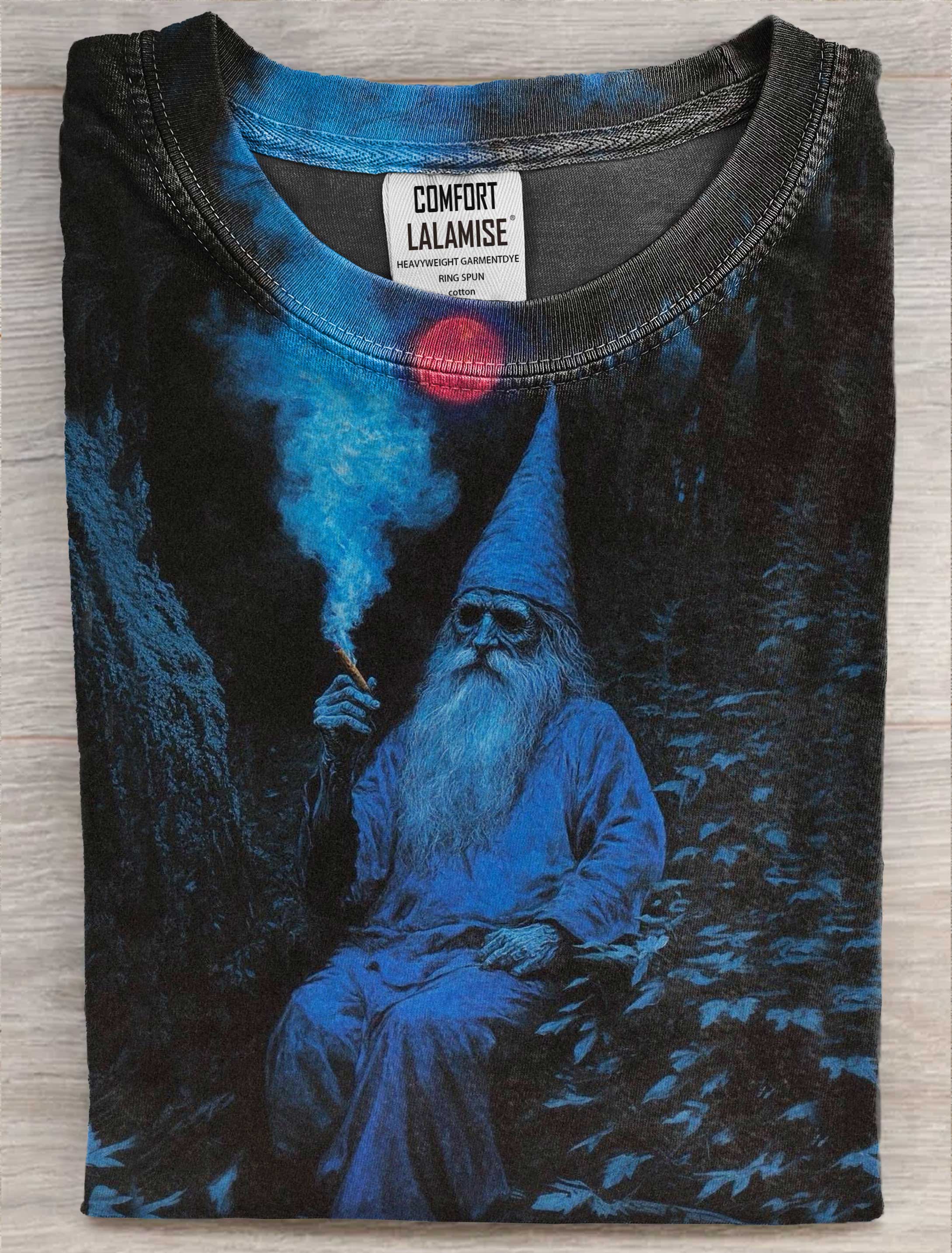 Dark Fantacy Art Print Casual Short Sleeve T-shirt