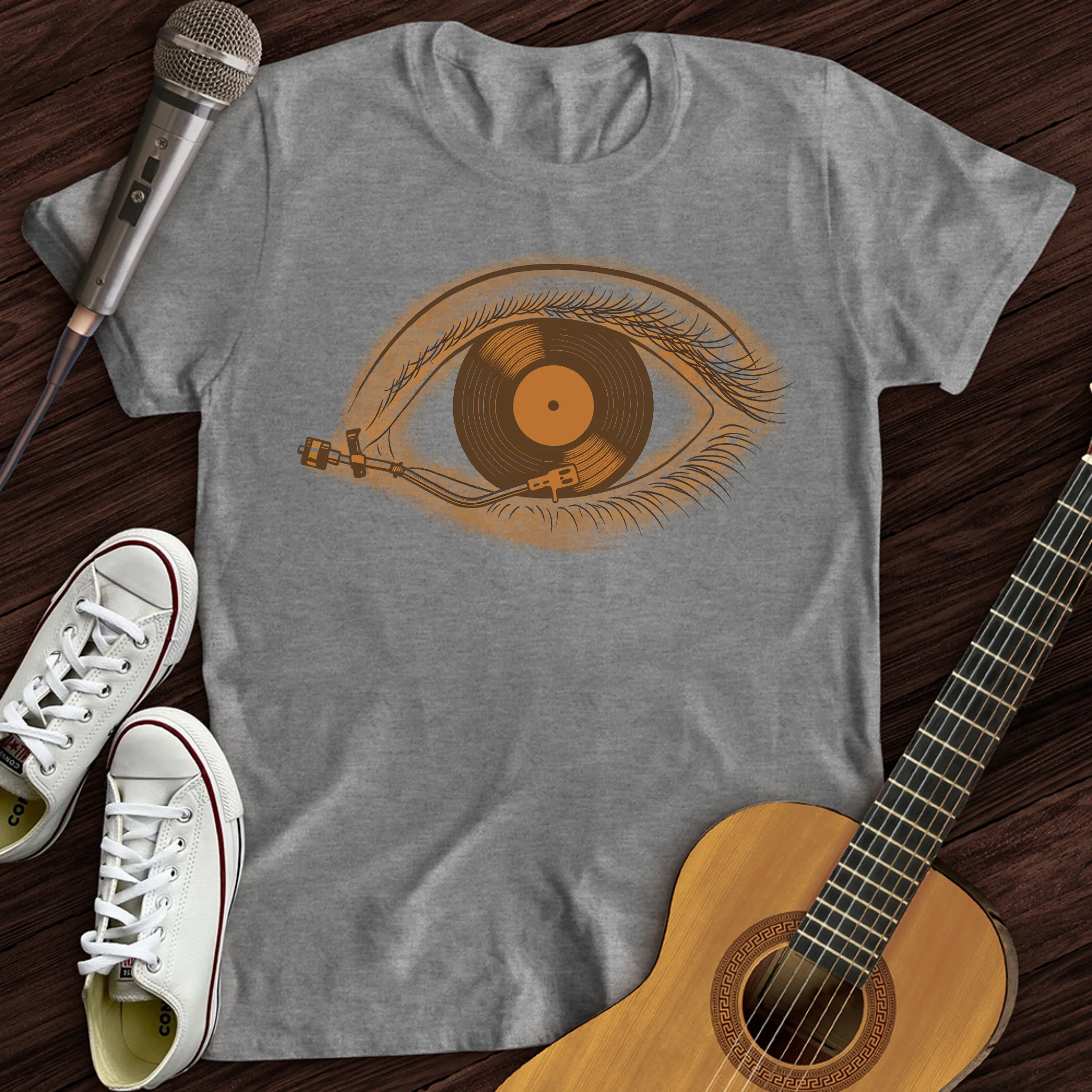 Eye with Vinyl Record T-Shirt