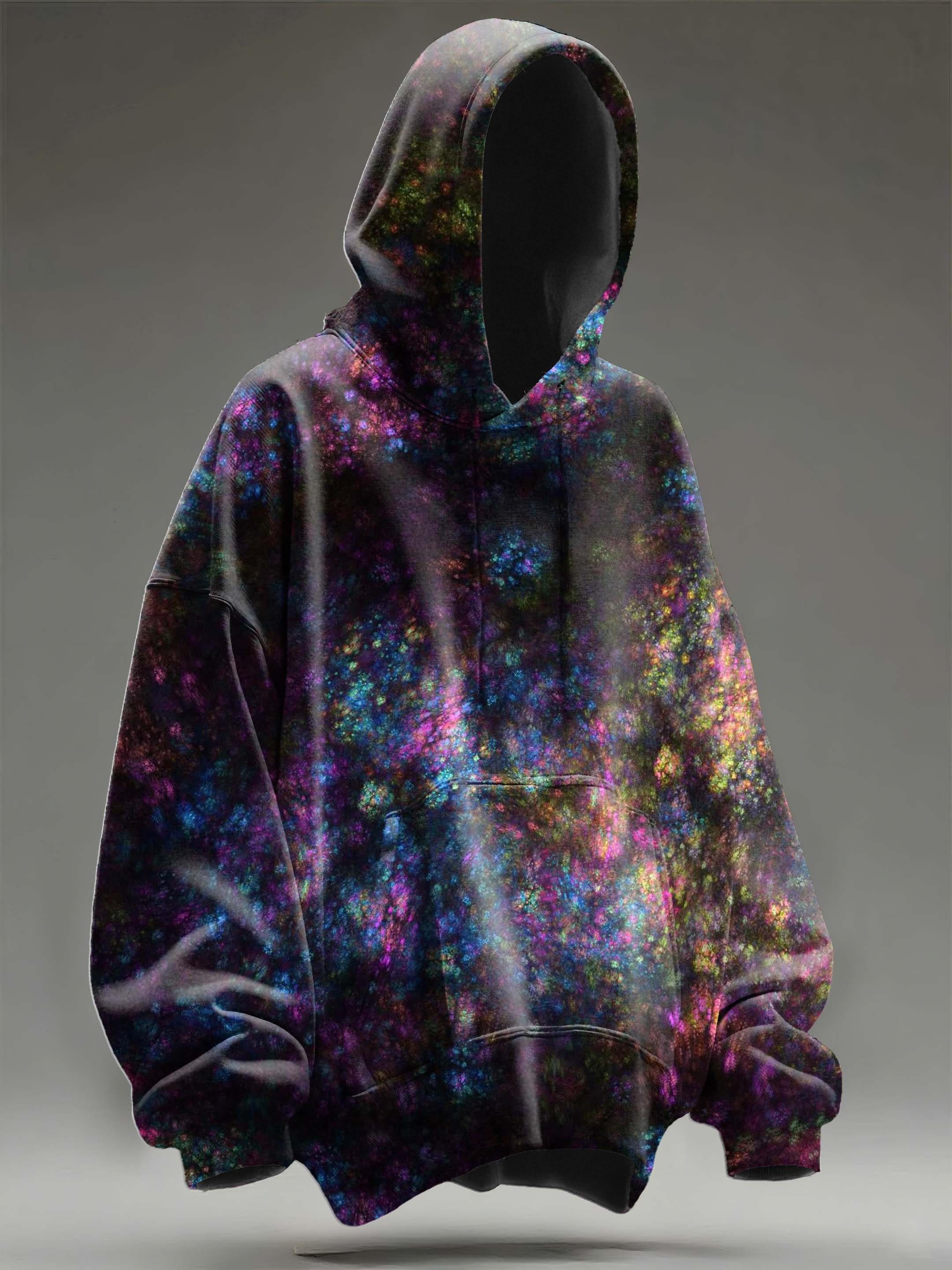 The Colour Out of Space Print Casual Hooded Sweatshirt
