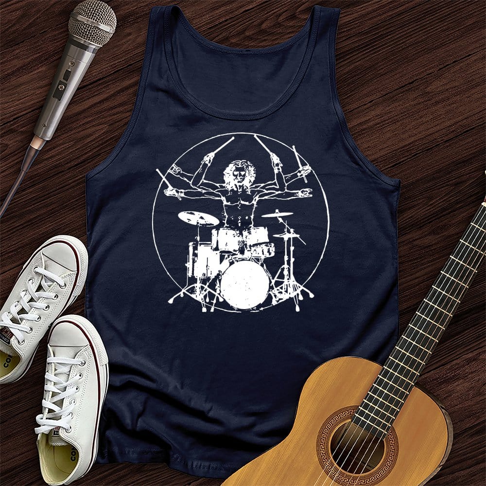 Vitruvian Drummer Tank Top