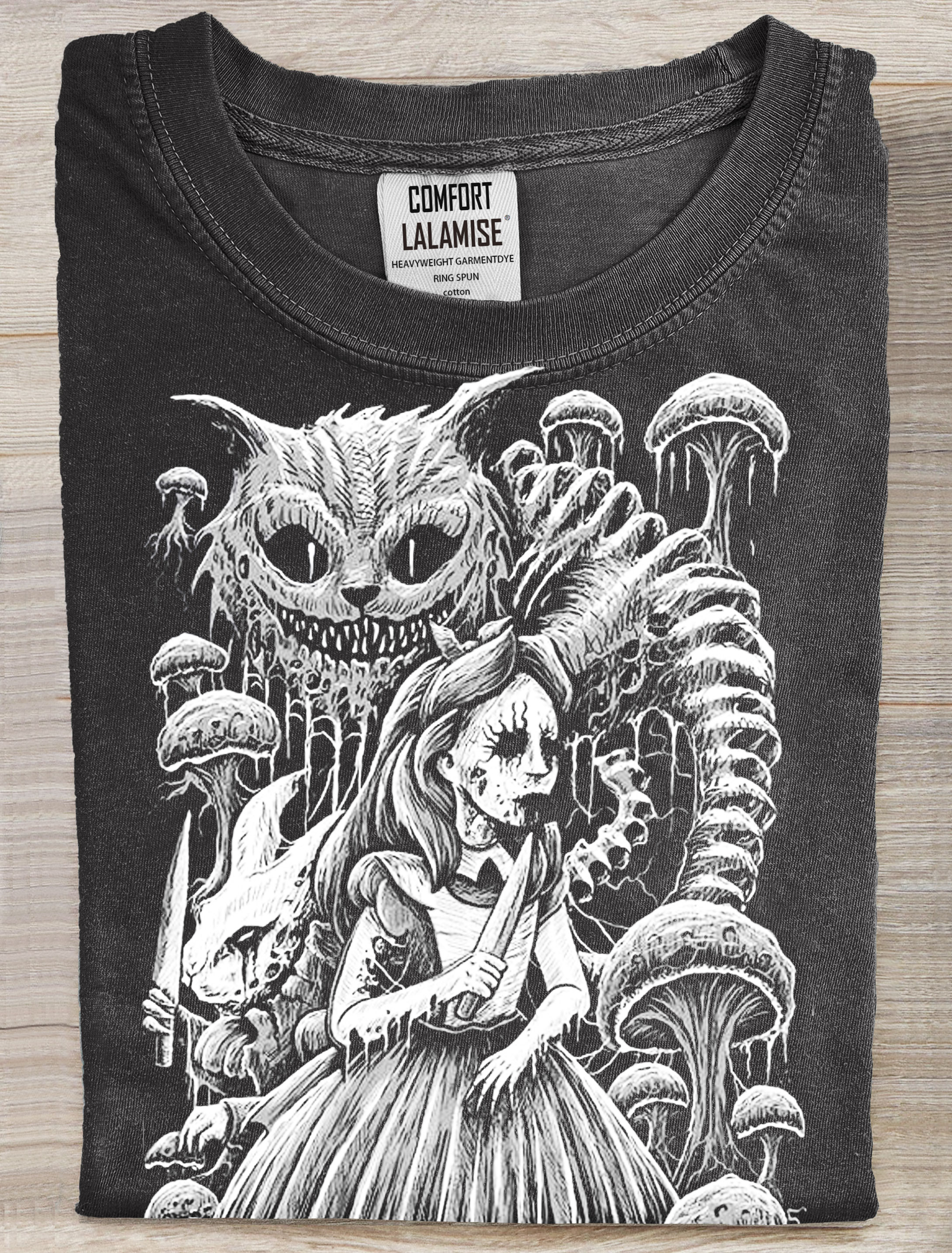 Dark Art Print Casaul Short Sleeve T-shirt