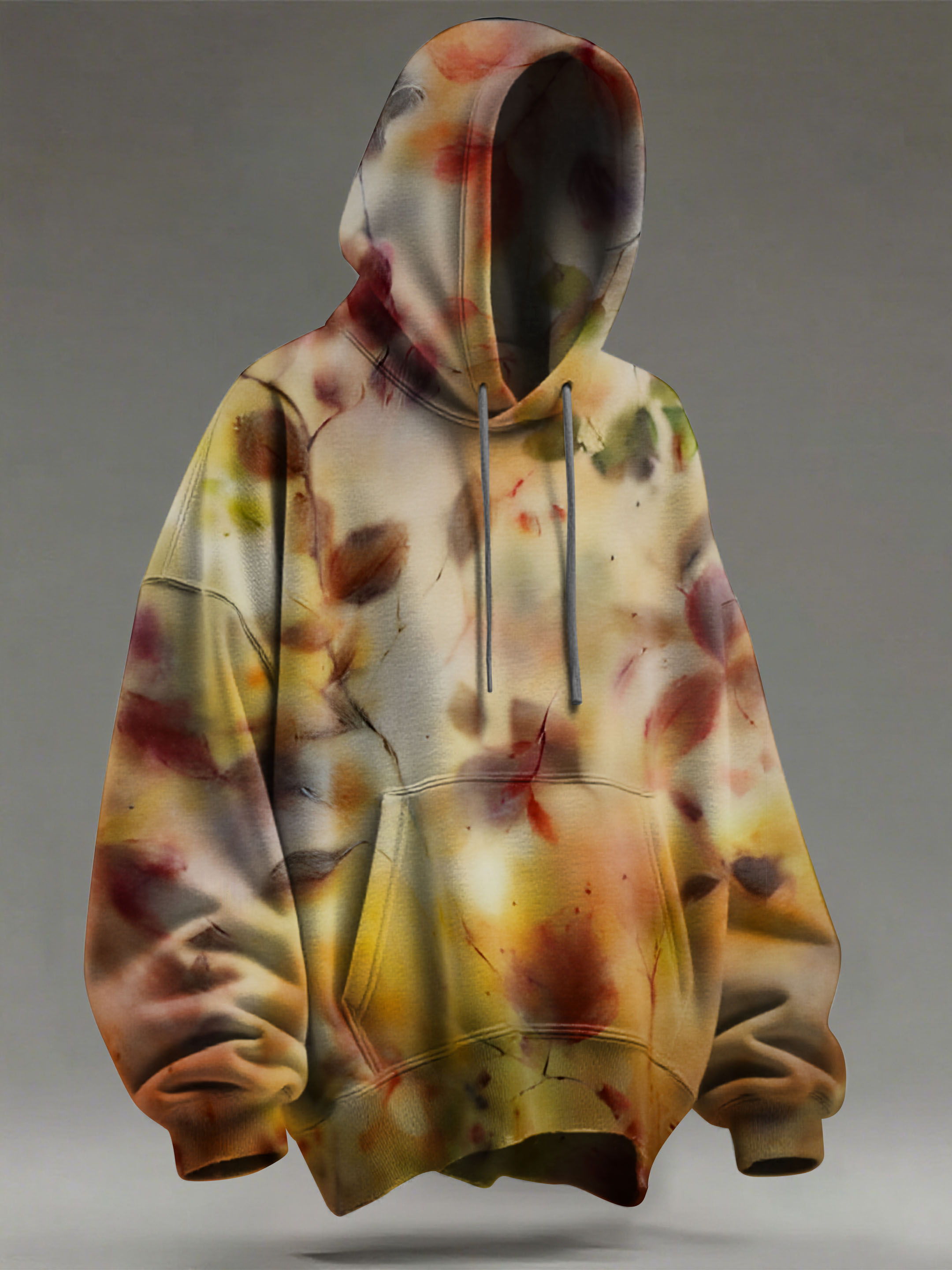 Retro Pattern Art Print Casual Hoodie Sweatshirt