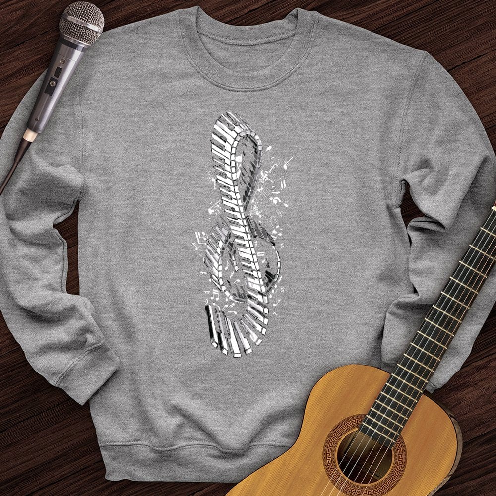 Piano Treble Clef Crewneck