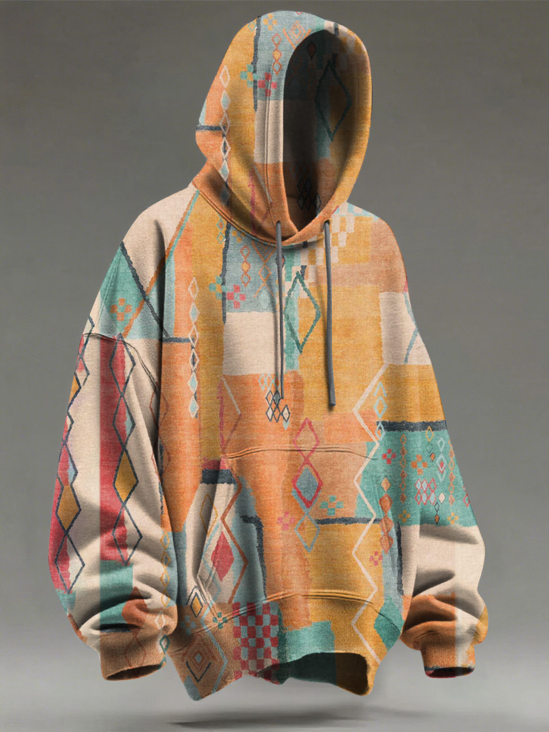 Retro Ethnic Patterns Art Casual Hoodie Sweatshirt