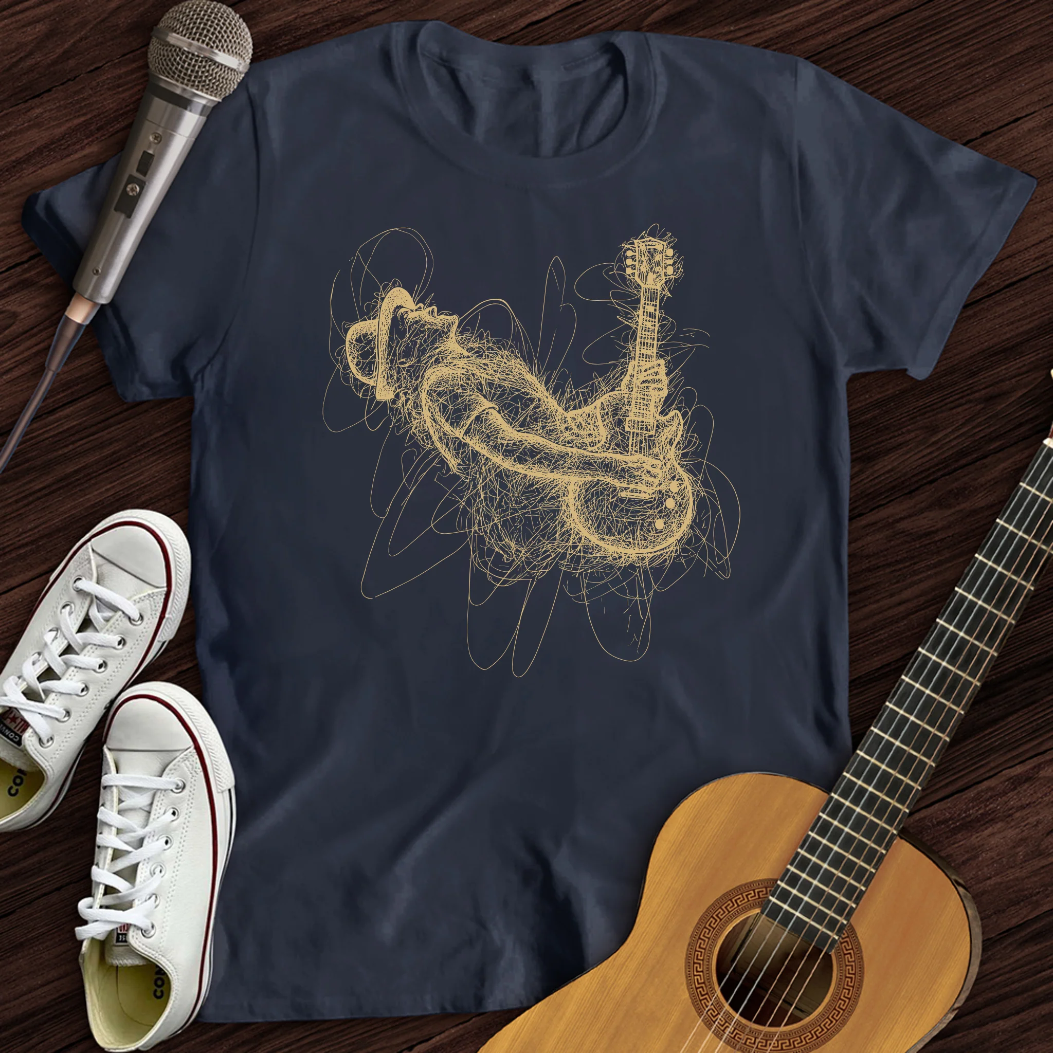 Shredded Lines T-Shirt