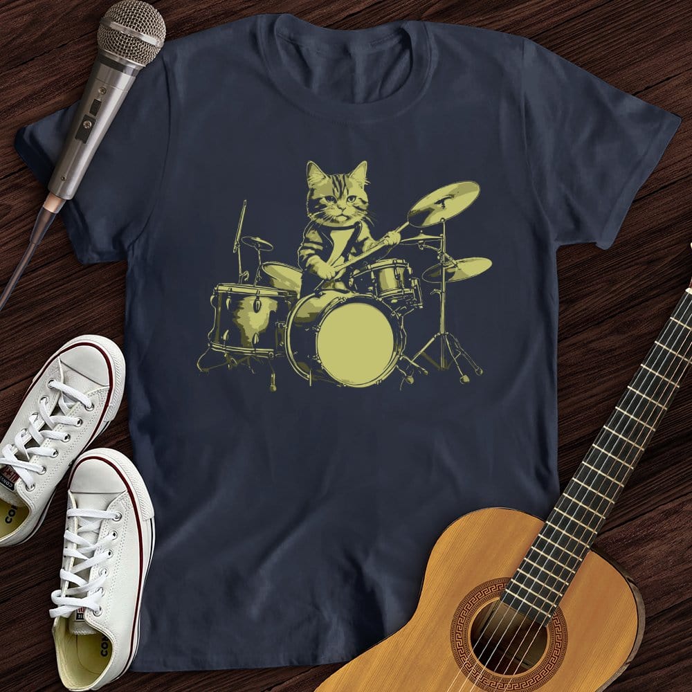 Cat Drums T-Shirt