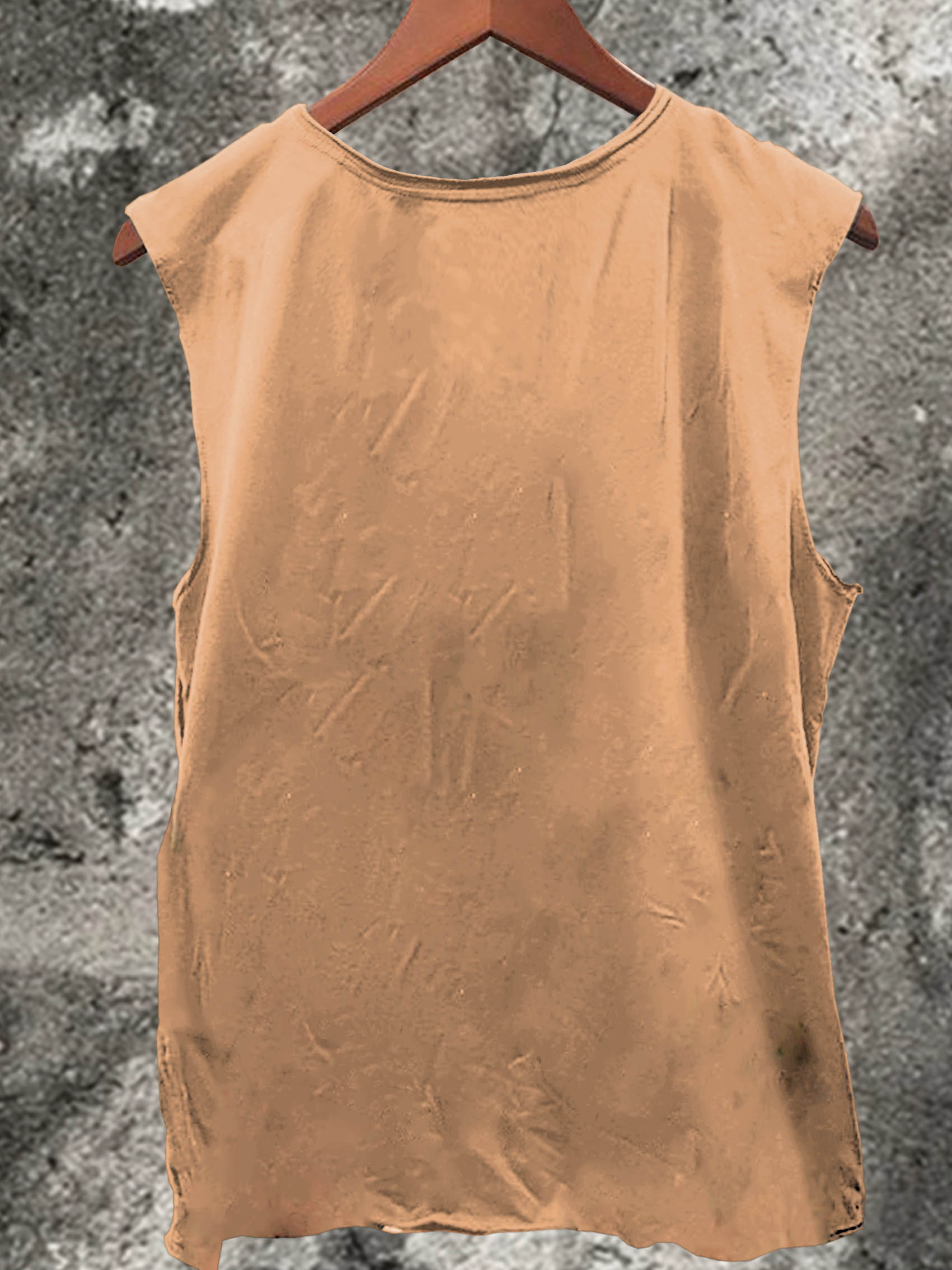 Cat Eyebrows and Whiskers Print 100% Cotton Casual Tank Top