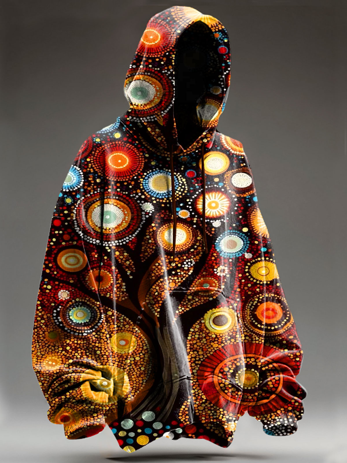 Vintage Tree Art Print Casual Sweatshirt