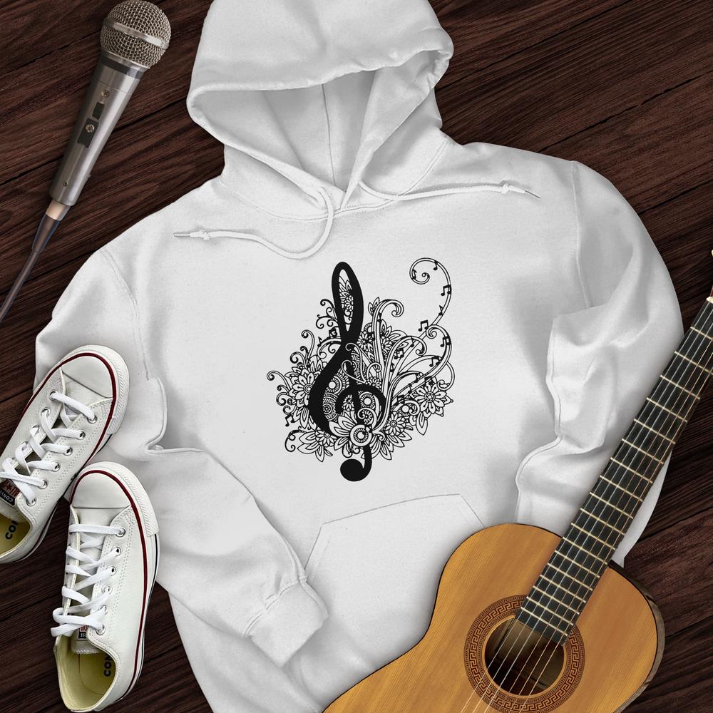 Mandala Music Note Hoodie