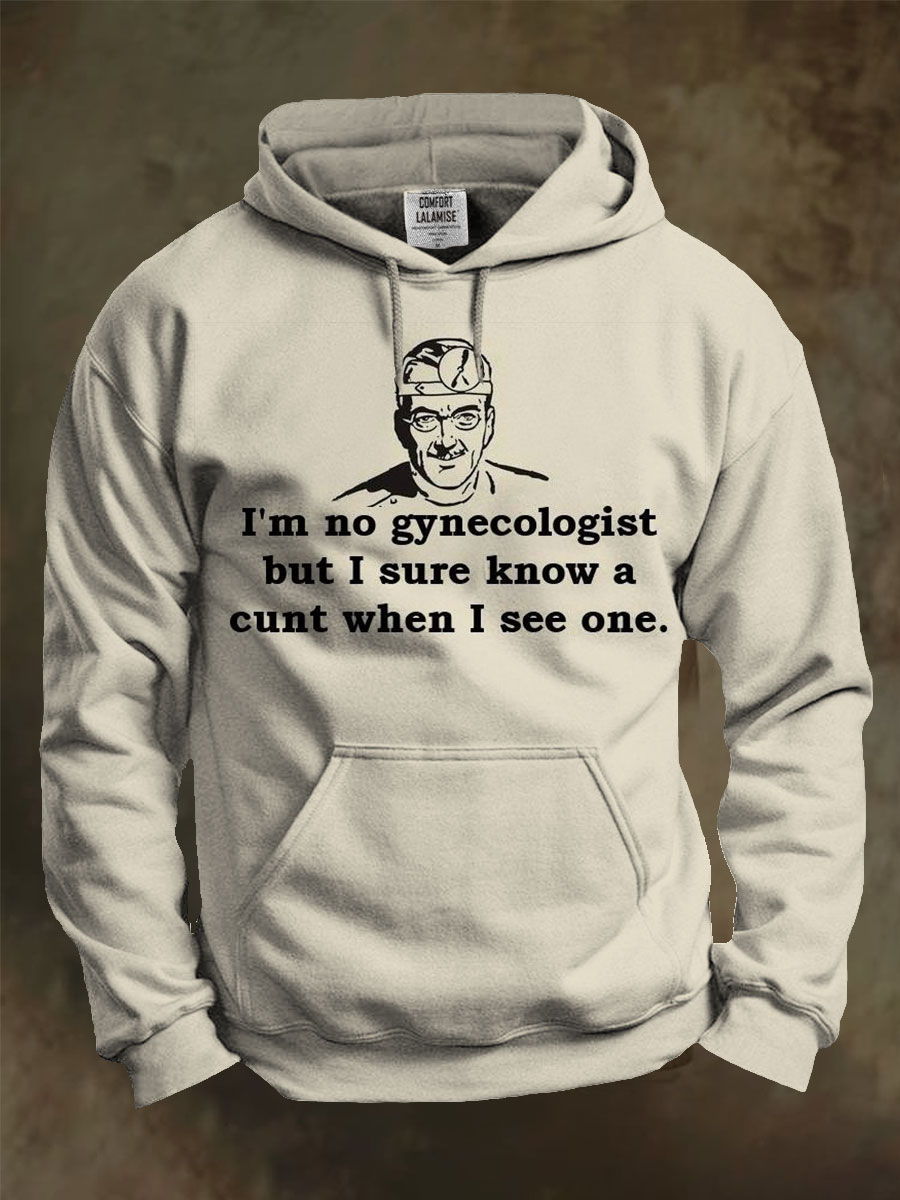 Vintage Funny Quote Art Print Casual Hoodie Sweatshirt