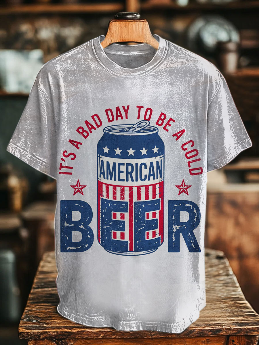 Independence Day Prints Casual T-shirt