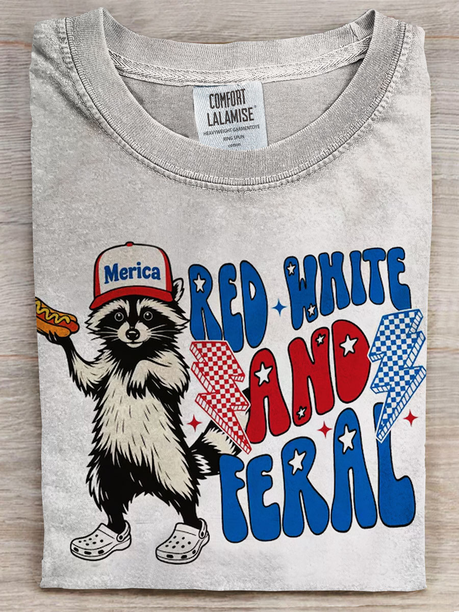 Independence Day Art Prints Casual T-shirt