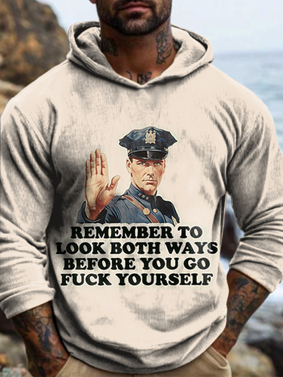 Go Fuck Yourself Funny Print Casual Sweatshirt