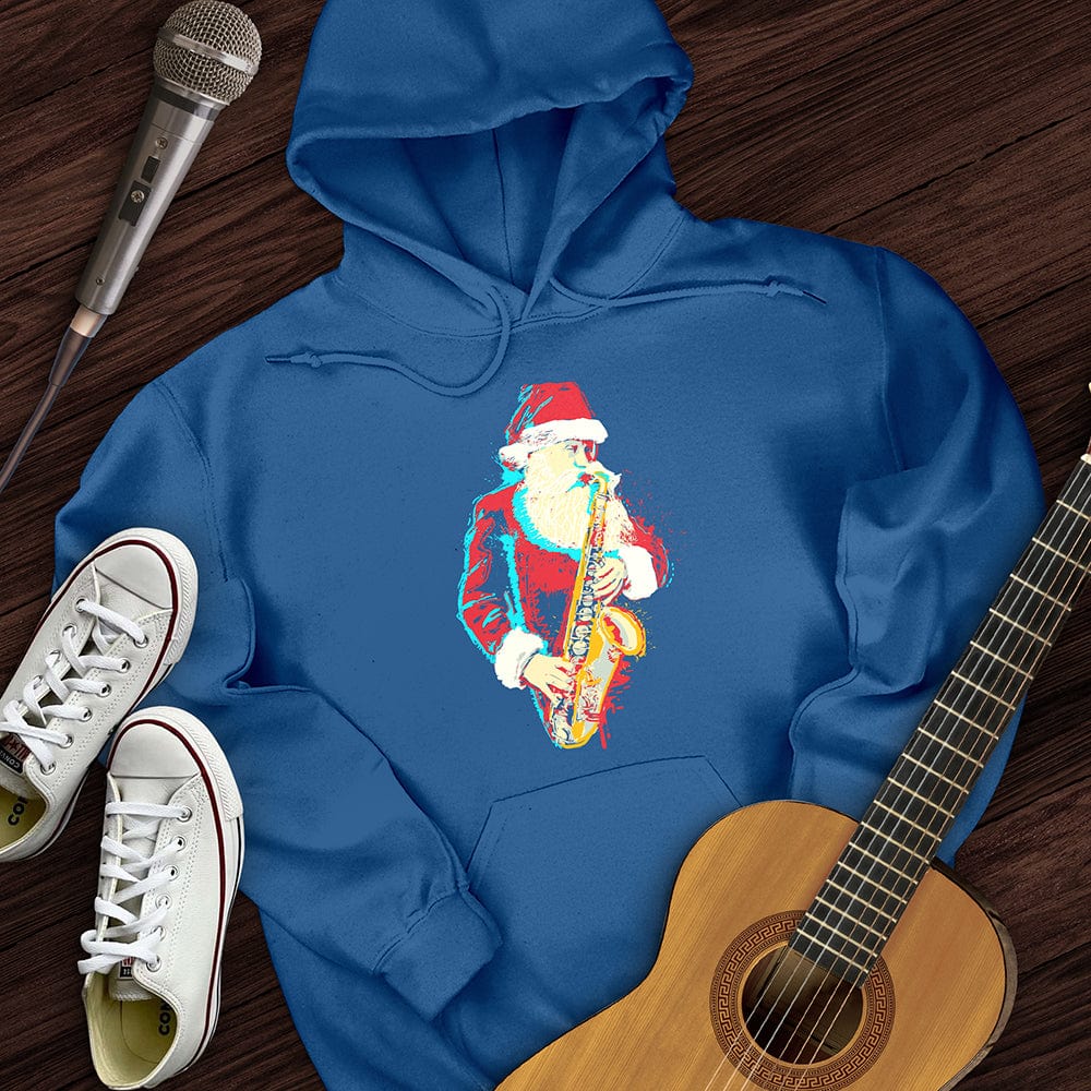 Santa Saxophone Hoodie
