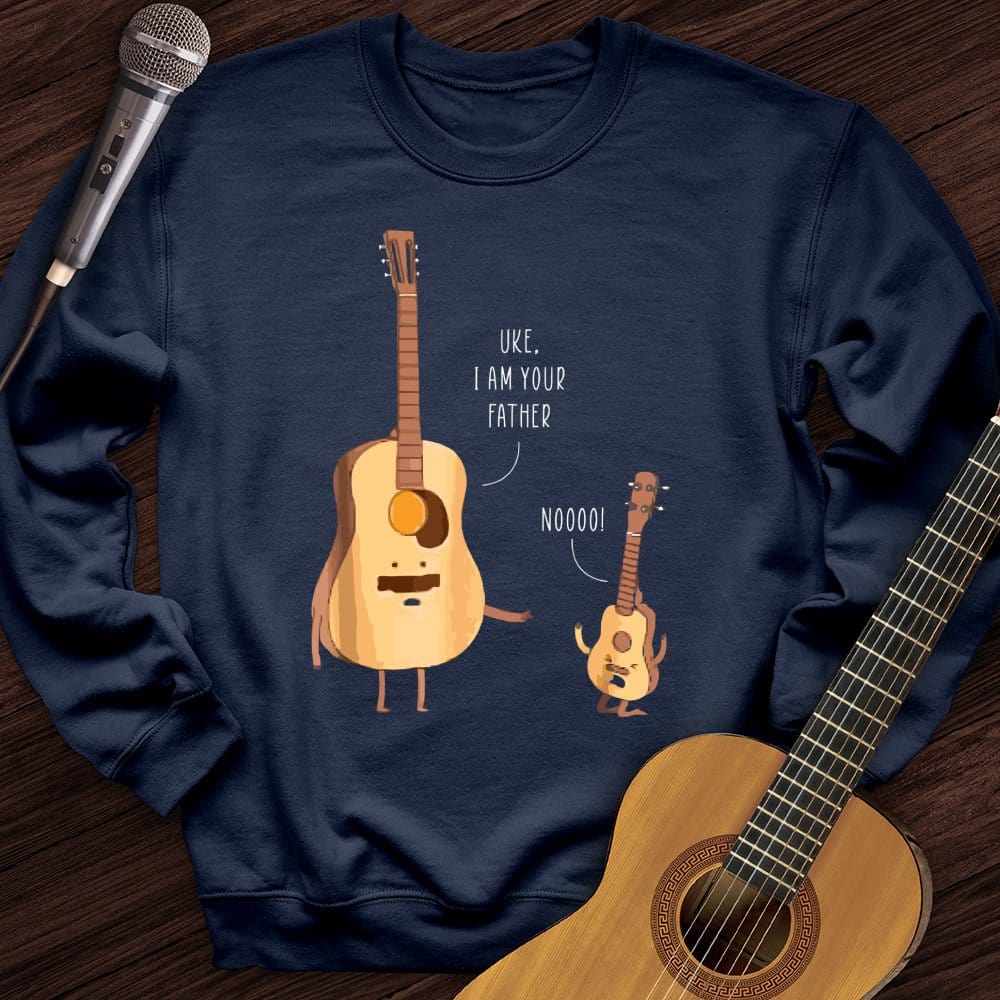 Uke, I Am Your Father Crewneck