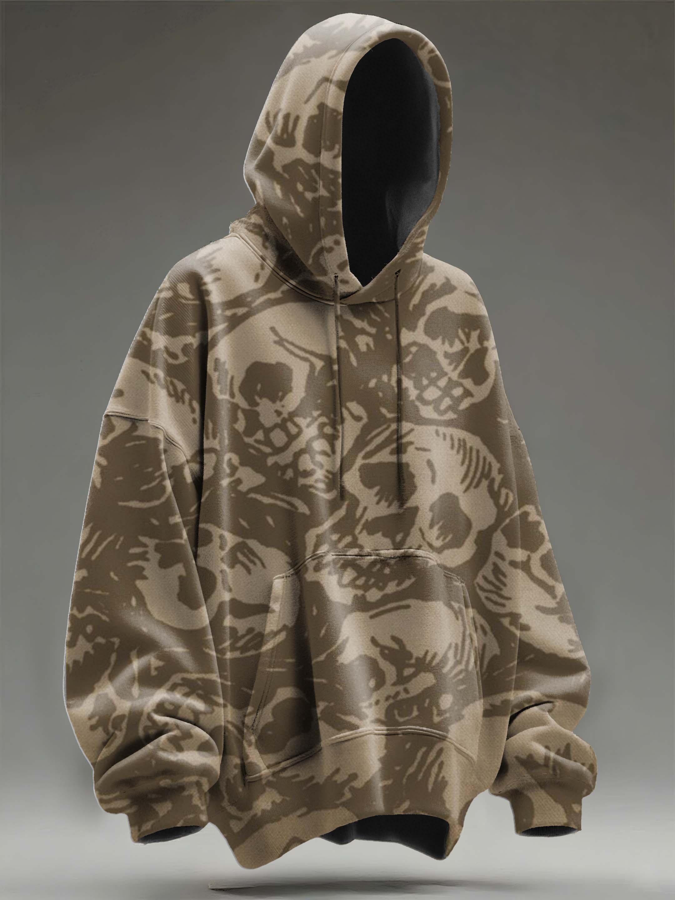 Skull Art Casual Hoodie Sweatshirt